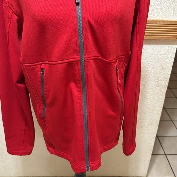 The North Face Men’s Vibrant Red Zip Up Jacket Size M - Picture 5 of 11
